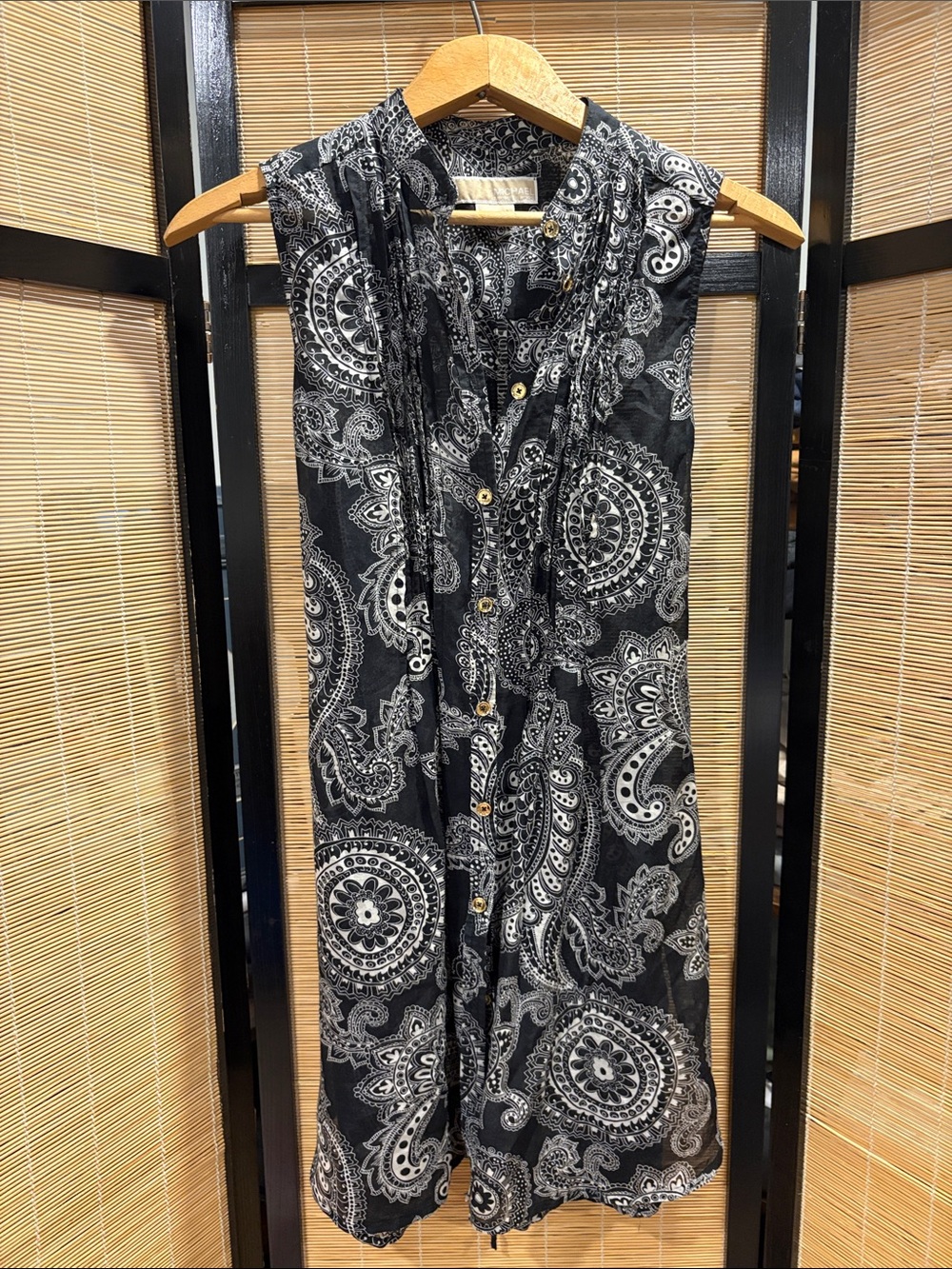 MICHAEL Michael Kors Black and White Paisley